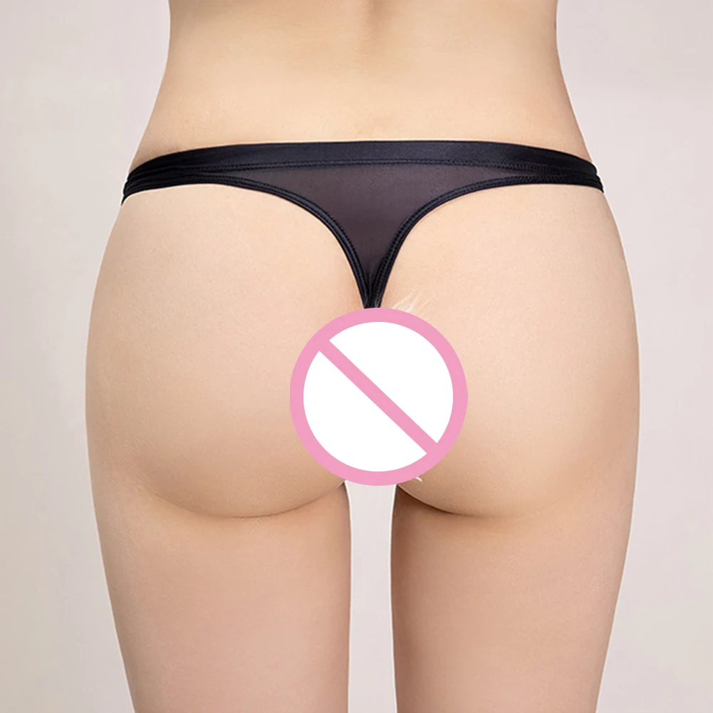 

New Men's Panties Sexy See Through Oil Shiny Glossy Bikini Briefs Underwear Panties Thongs Underpants Male Erotic Lingerie