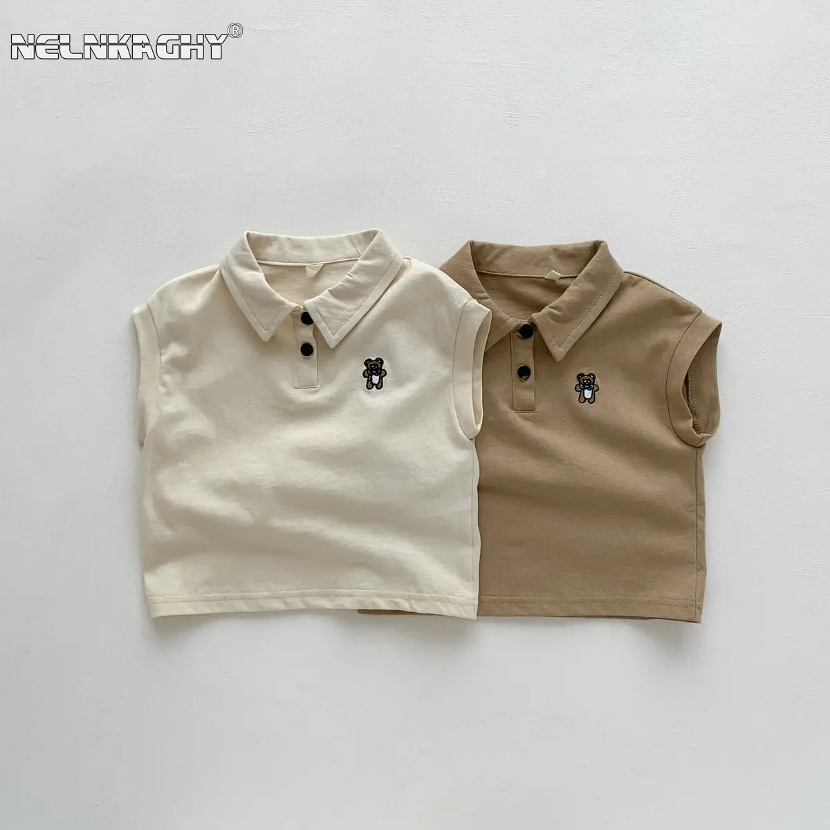 Baby Clothes Infant White Polo Shirt Baby Boy Romper Clothes