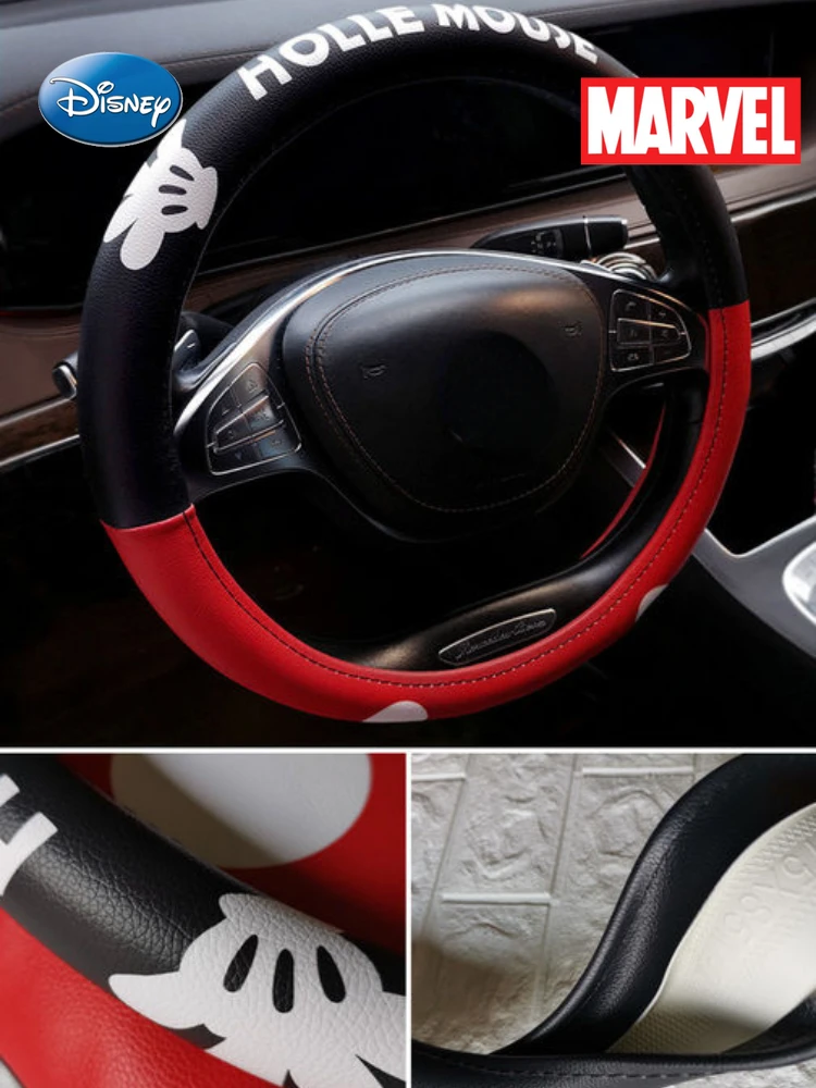 mickey mouse cute car accessories steering wheel cover interior for women  girl for seasons - AliExpress