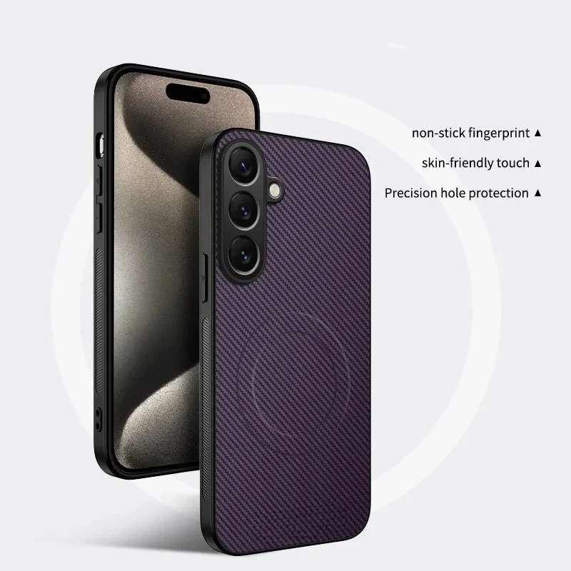 Premium Carbon Fibre Kevlar Magnetic Phone Case Cover
