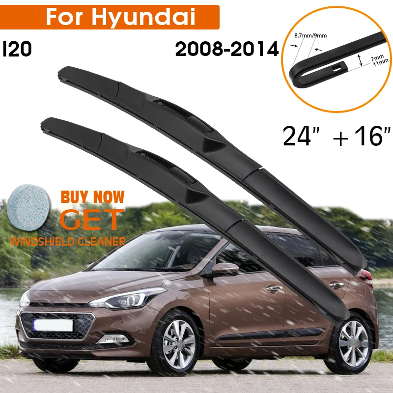 CarWiperBladeForHyundaii2020082014WindshieldRubberSilicon