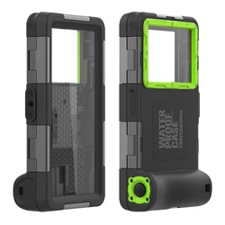 Universal Professional Waterproof Diving Case - 15M Depth Protection for ASUS Model (Green)