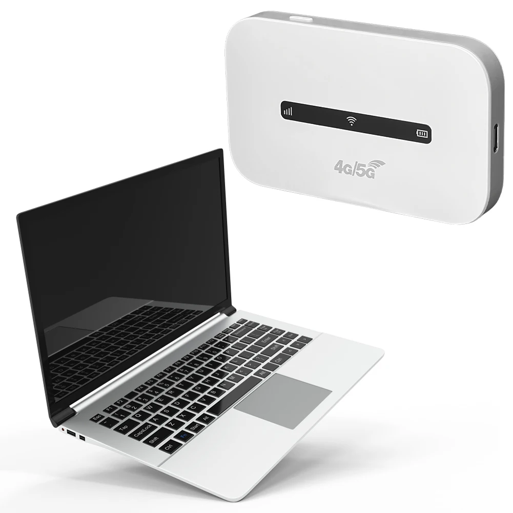 Portable 4G LTE WiFi Router 150Mbps with SIM Card Slot for On-the-Go Internet Connectivity