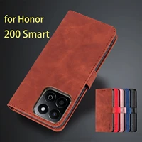 Card Holder Wallet Case for Huawei Honor 200 Smart / 200smart Pu Leather Case Flip Holster Phone Cover capa fundas Coque