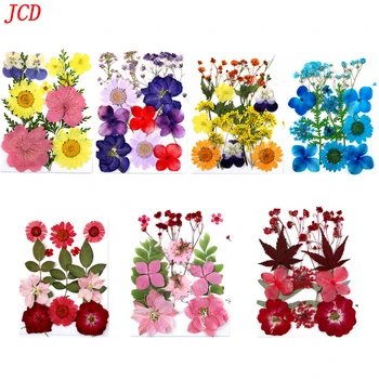 마른 꽃 엠보싱 소재 가방, DIY 접착제 휴대 전화 쉘 사진 페이스트 얼굴 메이크업 수제 재료 식물 표본, 1 피스
