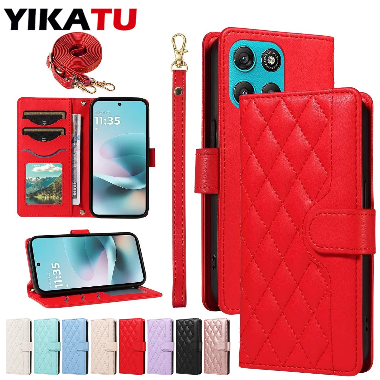 Luxurious Leather Wallet Phone Case - Ultimate Protection & Style