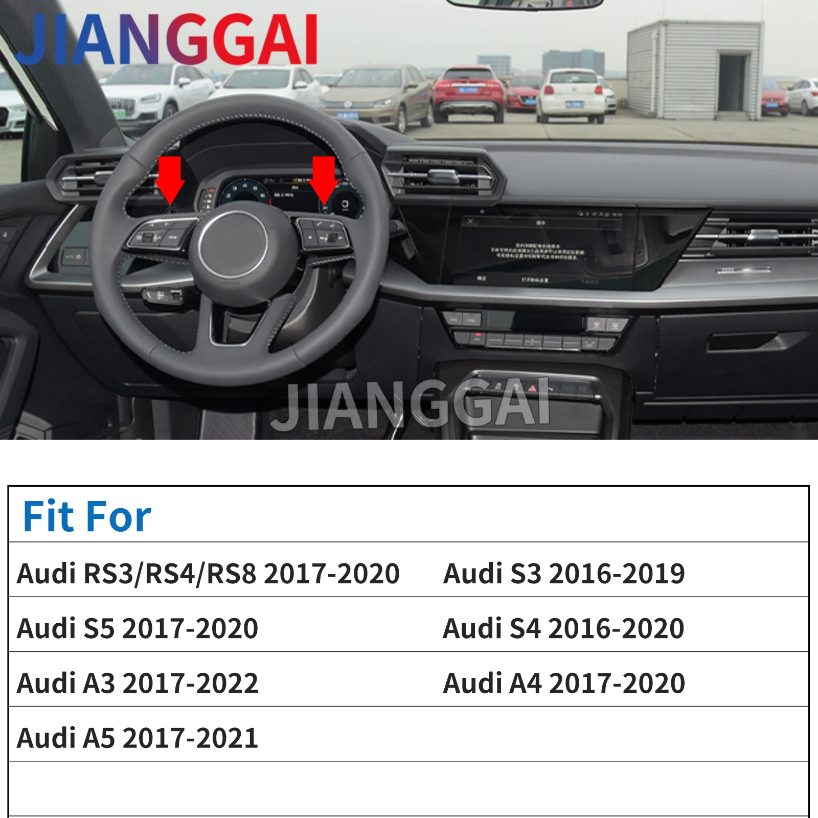 Carbon Fiber Magnetic Shift Paddles for Audi RS3 RS4 RS5 S3 S4 S5 A3 A4 A5 2017+ Steering Wheel Magnetic Shift Paddles