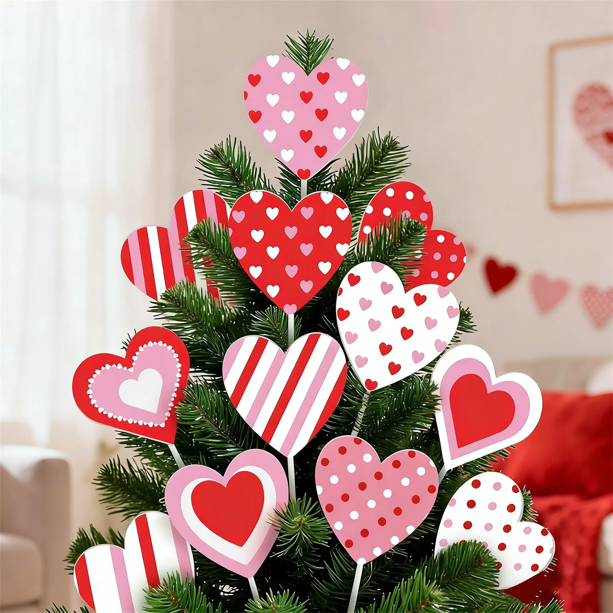 Romantic Love Heart Shaped Glass Paperweight Desktop Ornament Home Decor Art Craft Gift for Valentine s Day