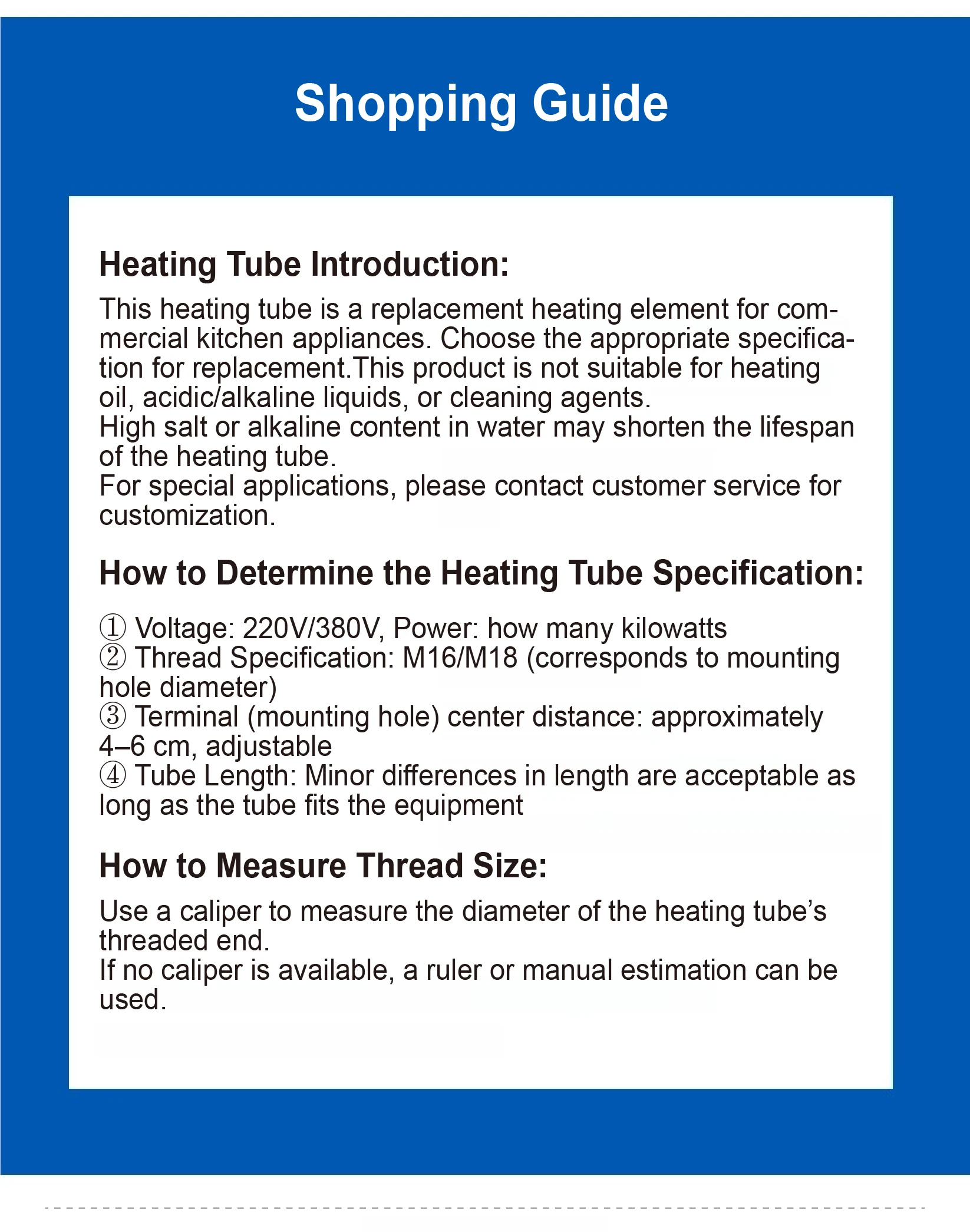 U Shaped Heating Element 220V 380V Stainless Steel Electric Heating Tube for Wat