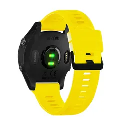 22mm Silicone Smartwatch Band with Tool Kit for Quatix 5 (Yellow)
