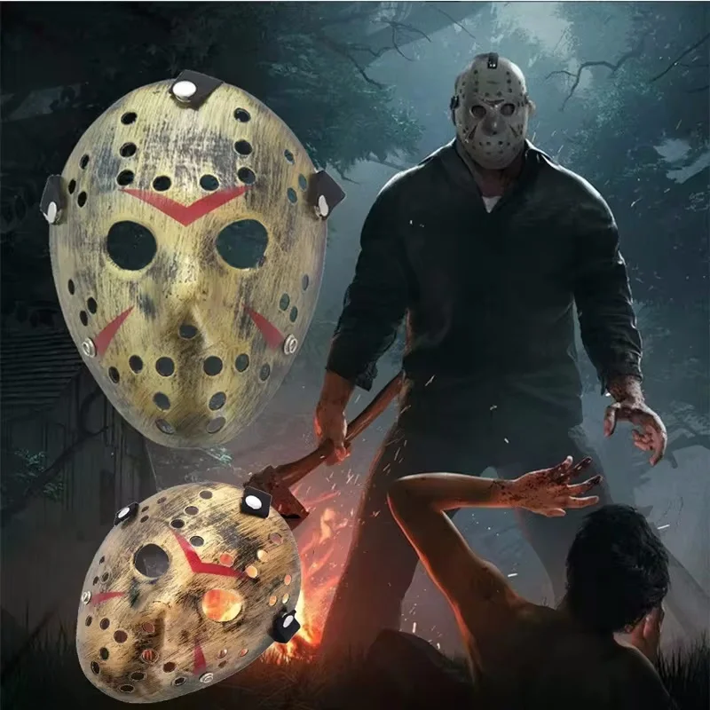 Friday the 13th-Inspired Jason Voorhees Hockey Mask for Halloween and Cosplay Events