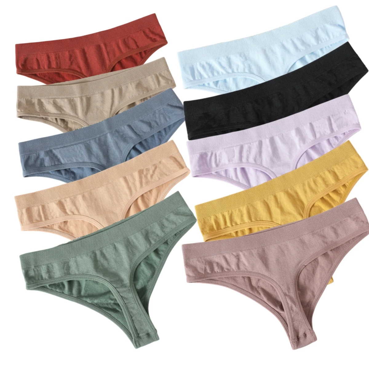 Sexy Thongs Panties Women G-String Female Underpants Seamless