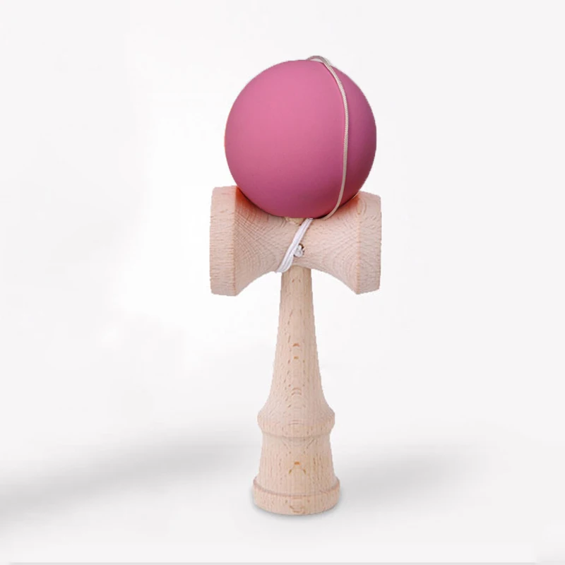Sunroot Kendama De Madera Con Diseño De Pintura Agrietada – Juguete De Habilidad En Negro Y Azul, De 18.5 Cm, Apto Para Niños A Partir De 6 Años Y Adultos, Ideal Para Deportes De Coordinación