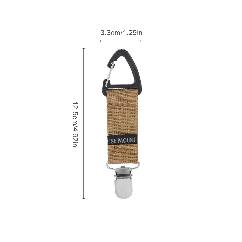 Backpack Clips Hat Keeper Clip Glove Clip Carabiner Outdoor Travel Camping Tool