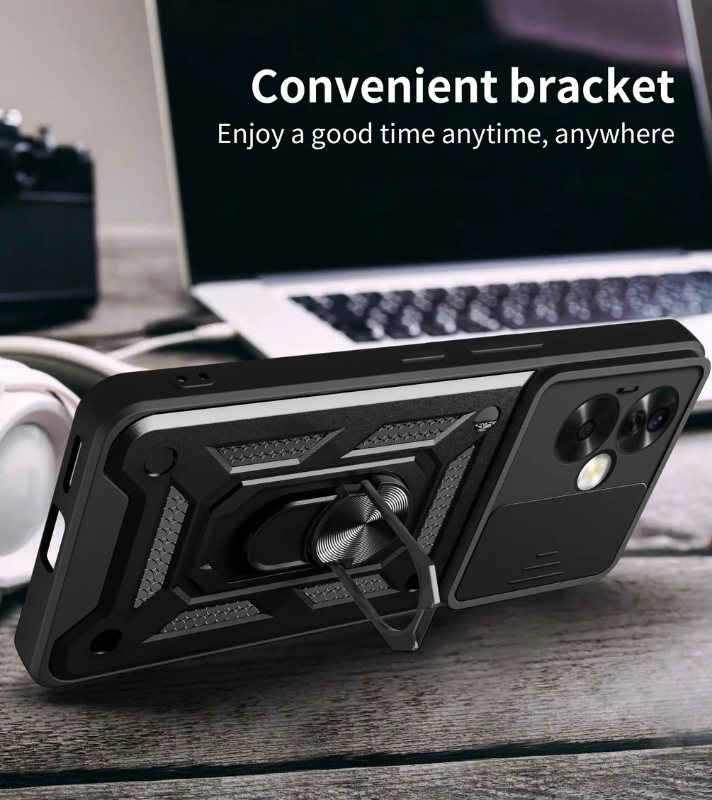 Durable Armor Hybrid Ring Camera Protect Case