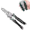 18 in 1 Foldable Wire Stripper Multifunctional Wire Stripper Crimper Cable Cutter Pliers Stainless Steel Wire Stripper Tool 6