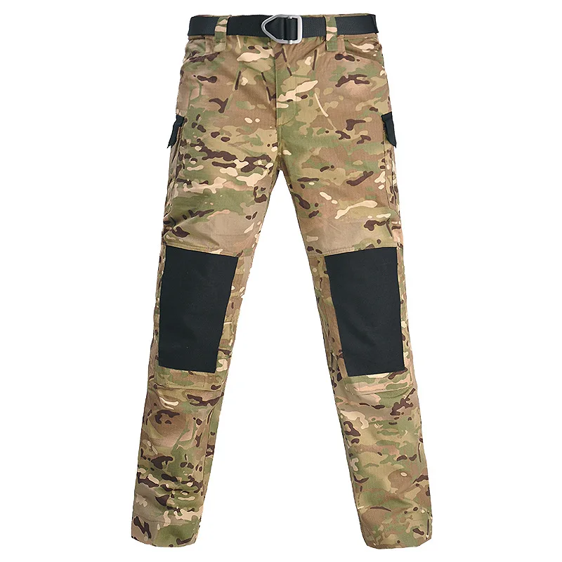 Outdoor straight tactical trousers, men's anti-splash overalls, urban commuter training pants, high quality