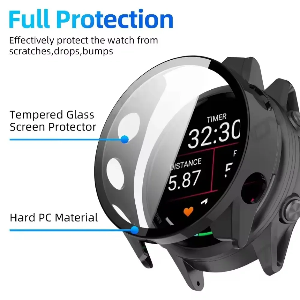 Enhanced HD Tempered Glass + PC Protective Case with Shell Membrane Integration