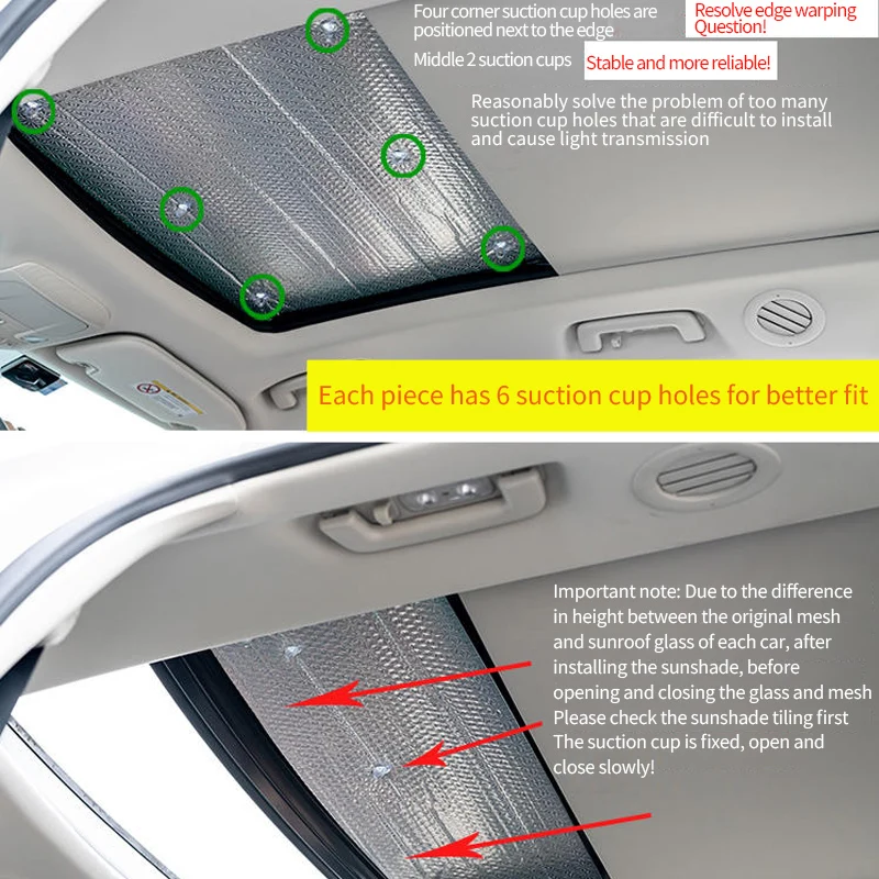 Car Sunshade Windshield Sunshade Windshield Sun Shade Car Sunroof Sunshade For Wey Gwm Tank 300 Parts Accessories Roof Sunscreen Heat Insulation Windscreen
