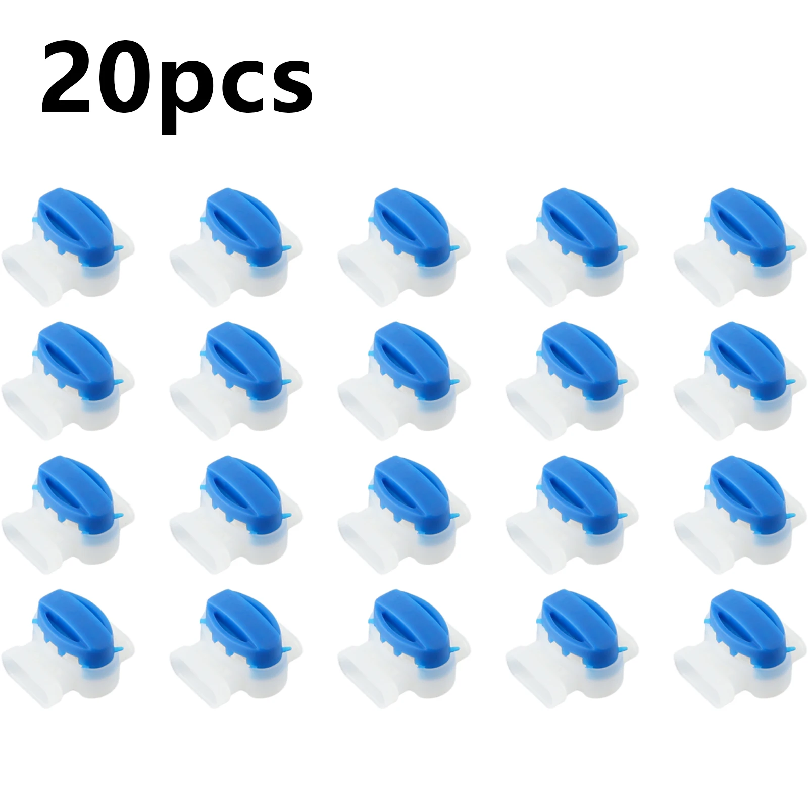 

Pack Of 20 Waterproof Cable Connectors For Lawn Mower 3 Pore Terminal Blocks Moisture-proof Flame Retardant Garden Tools