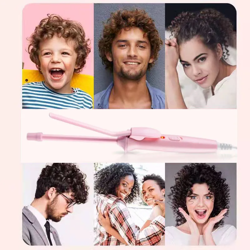 Professional 9mm electric curling iron Hair waver Pear Flower Cone Ceramic curling wand roller beauty Salon Hair Curlers