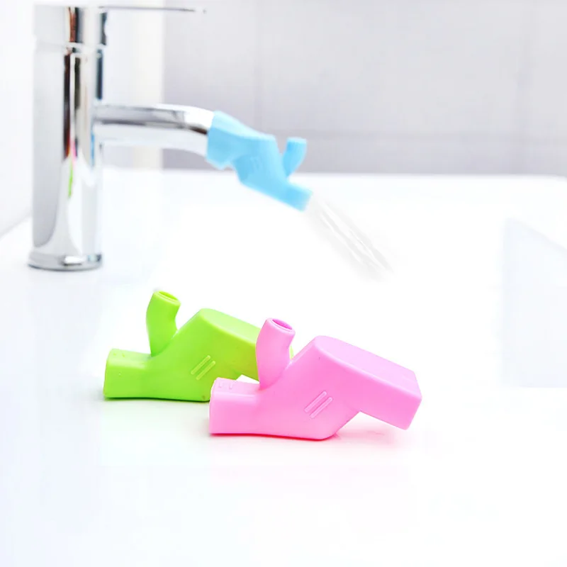 Water Tap Extension Swivel Saving Tap Children Washing Device High Elastic Sink Kitchen Bathroom Accessories faucet extender faucet extender,sink faucet extender,water faucet extension pipe,faucet extension pipe