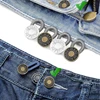 New 10/5/1PC Metal Button Extender For Pants Jeans Free Sewing Adjustable Retractable Waist Extenders Button Waistband Expander 2