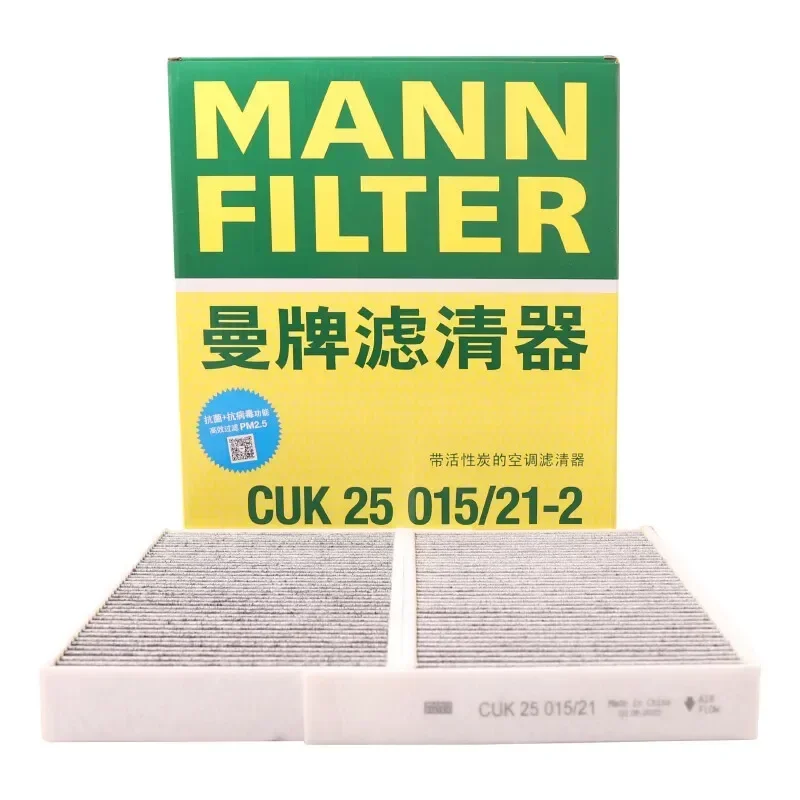 MANNHUMMEL CUK25015 FP25015 Premium Cabin Air Filter for Tesla Model 3 & Y - Cleaner Air for Smarter Driving