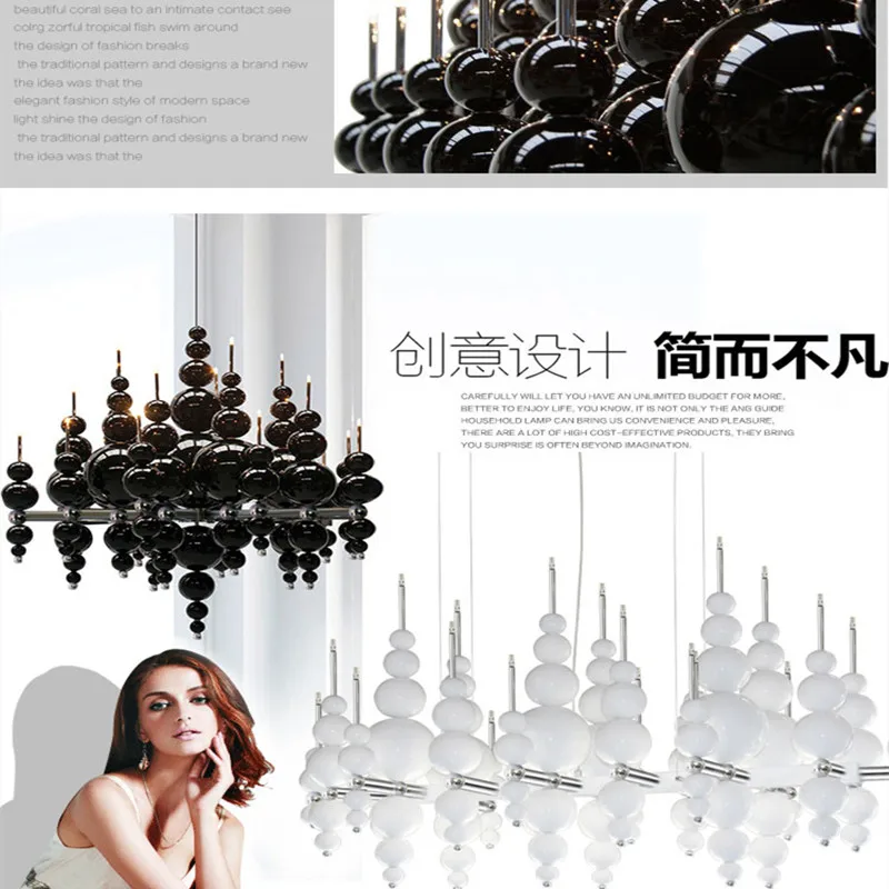 Black Gourd Chandelier 4