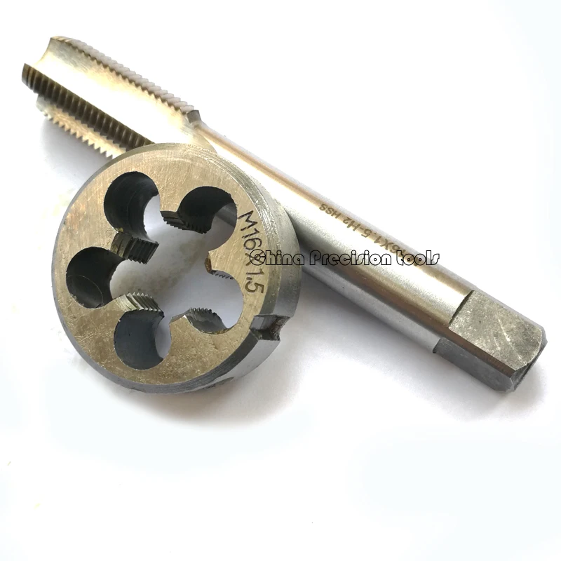 Acdeyaca Metric Hand Tap And Die Set - M14 X 1.5, 2 Taps & 1 Die, Right Hand Thread, High-Speed Steel - View #3