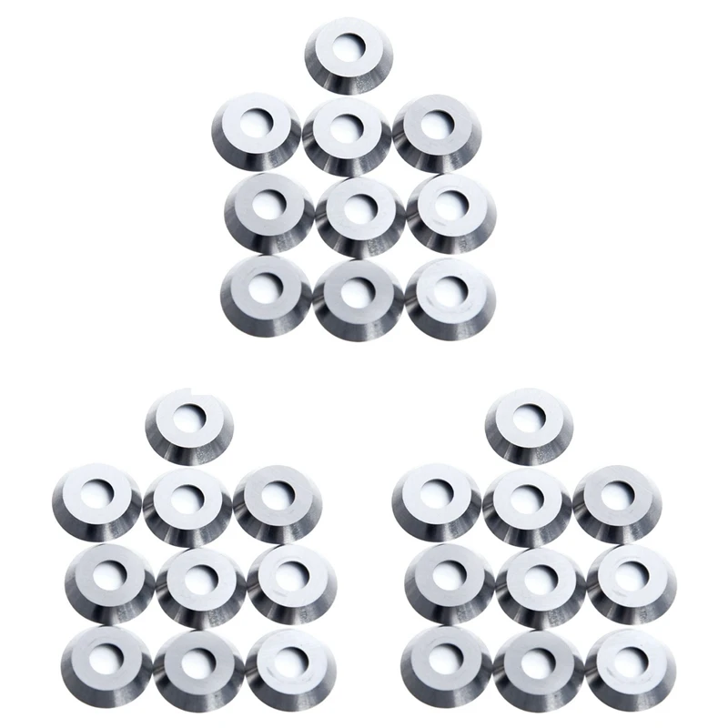

30Pcs Diameter 12Mm Round Carbide Cutter Insert Fits For Ci3 Wood Turning