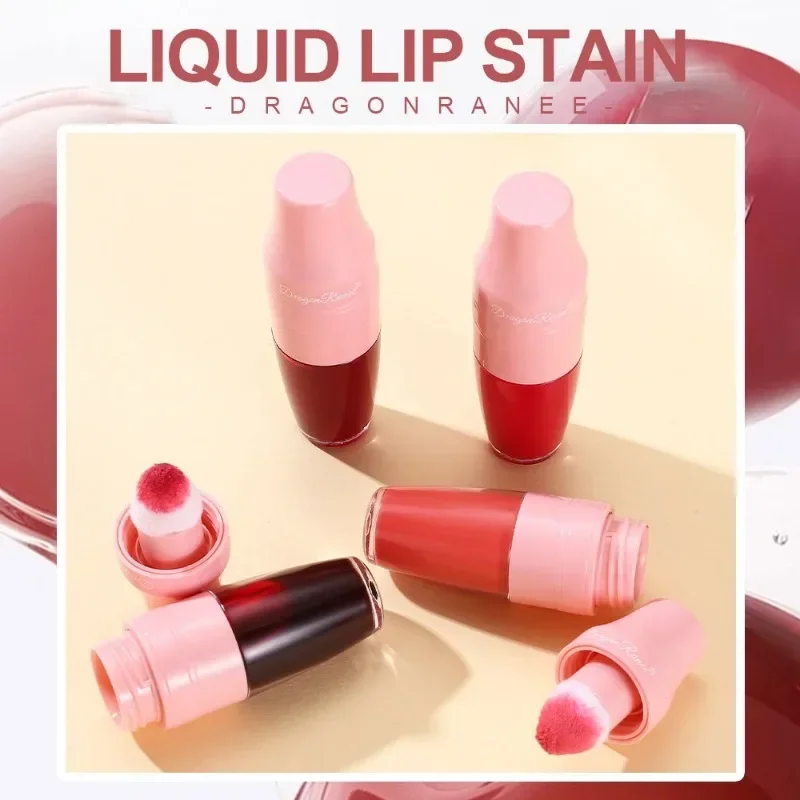 Multi Purpose Liquid Blusher Dye Lip Cheek Liquid Lip Glaze Gloss Waterproof Non-stick Cup Lip Stain Blush Tint Lasting Makeup 6