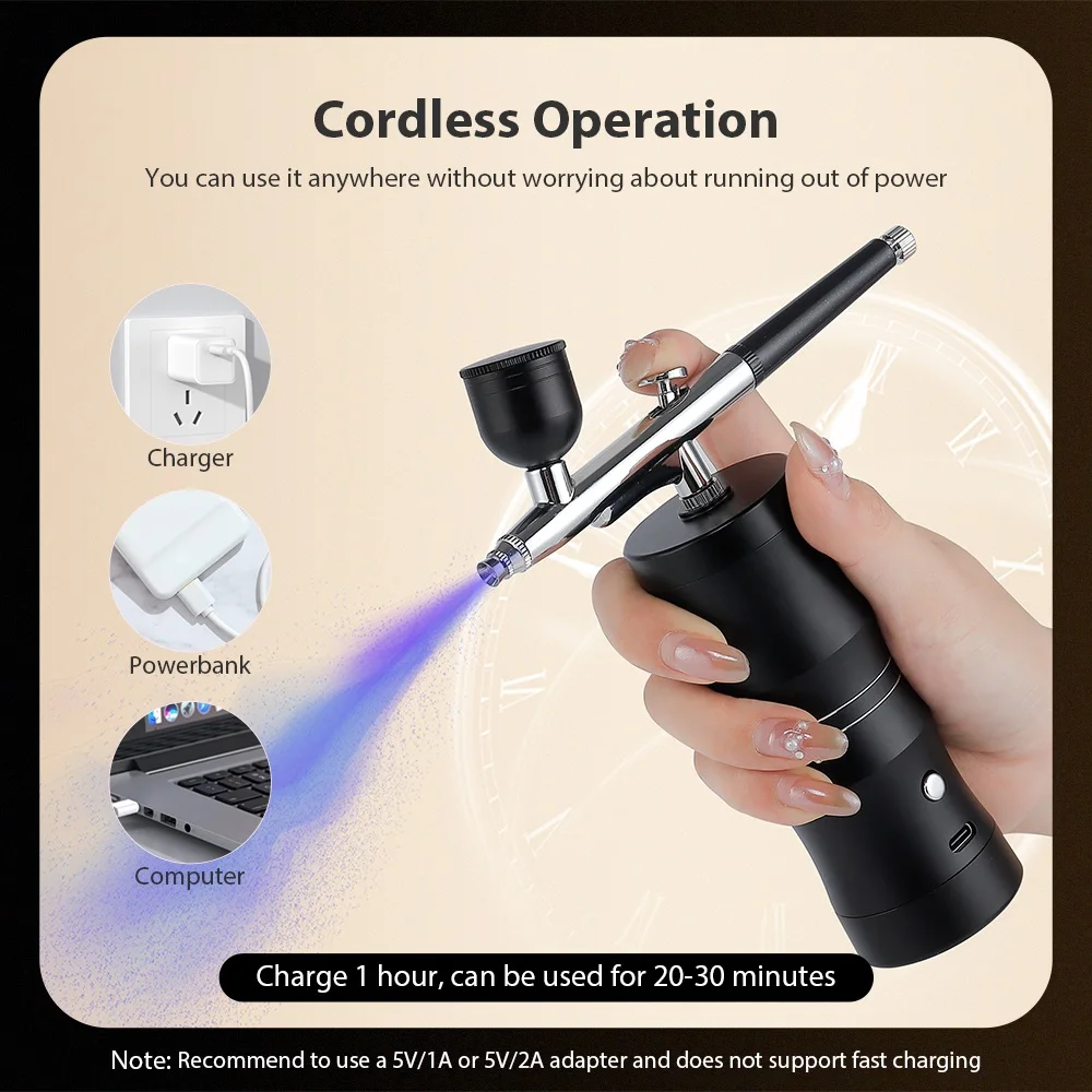 Multifunction Airbrush Nail Art with Compressor For Nails Cake Painting Airbrush Nail Art Shoe Cloth Painting Air Brush