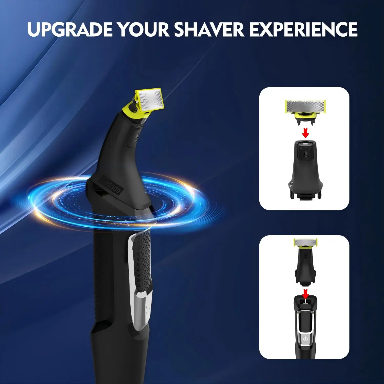 YUKU Shaver Replacement Kit for Philips Philips Norelco Multigroom Series 3000 5000 7000 Electric Trimmer Replacement Blades 2