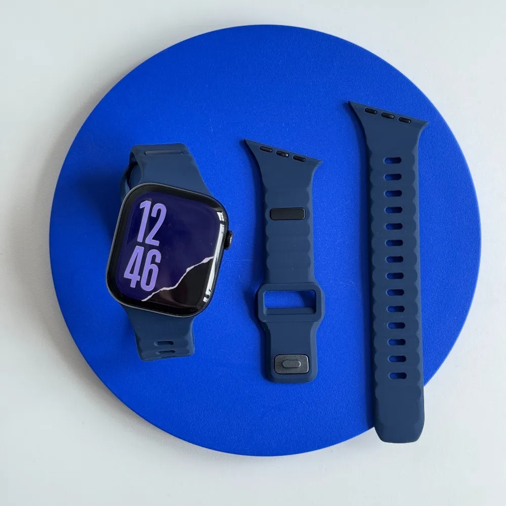 ตัวเลือกสินค้า สายซิลิโคนแฟชั่นสำหรับ Apple Watch หลายขนาด