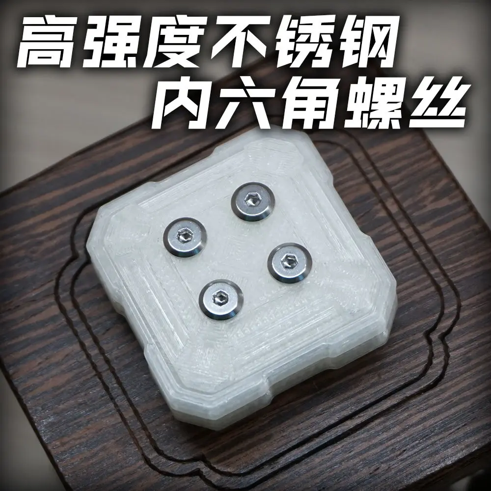 Transparent Square Tactile Slider Magnetic Slider Fingertip Gyro EDC Push Card Fidget Toy ADHD Tool Anxiety Relief Toy Gift