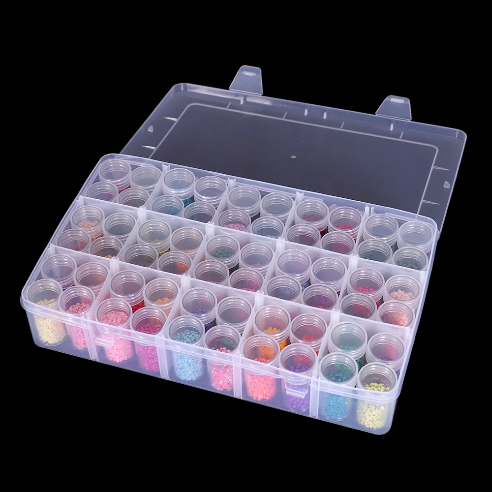 Diamond Painting Accessory Box 60 Bottles Storage