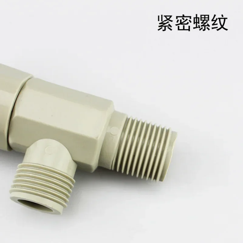 Faucet Valve Plastic Angle Valve Water Stop Toilet G1/2 Filling On-off Bathroom Kitchen Tap Replacement Accessories