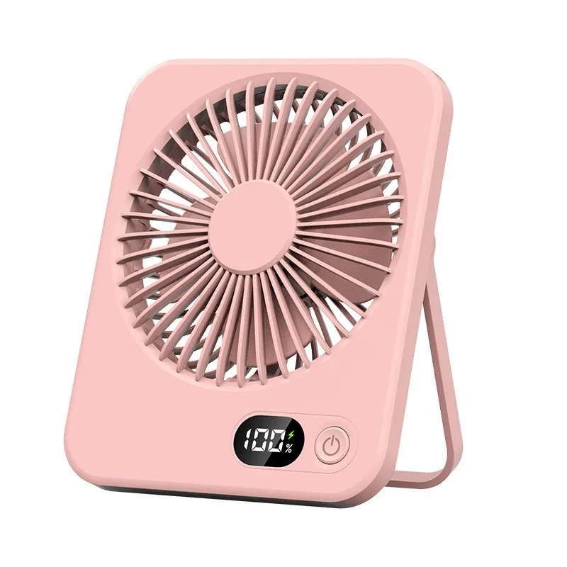 Portable USB Rechargeable Desk Fan with Adjustable Tilt and Ultra Quiet Operation