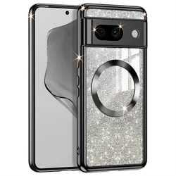 Stylish Glitter Gradient Luxury Soft Slim Phone Case for Pixel 9Pro XL (C)