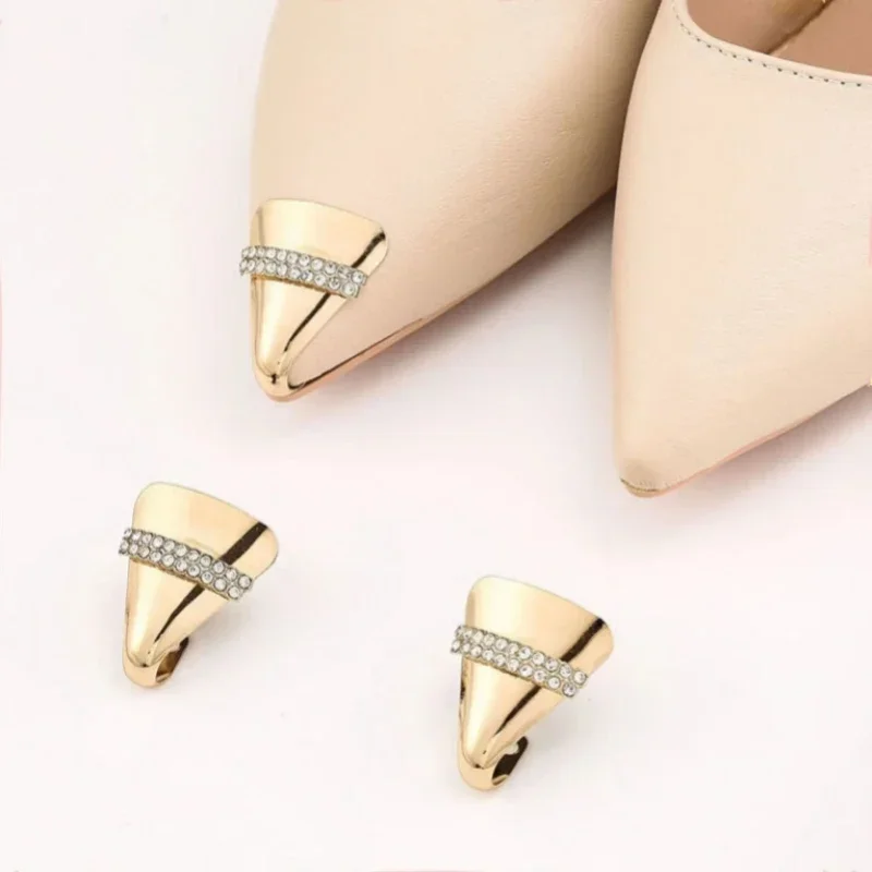Women's High Heel Metal Toe Cap Protector and Concealer