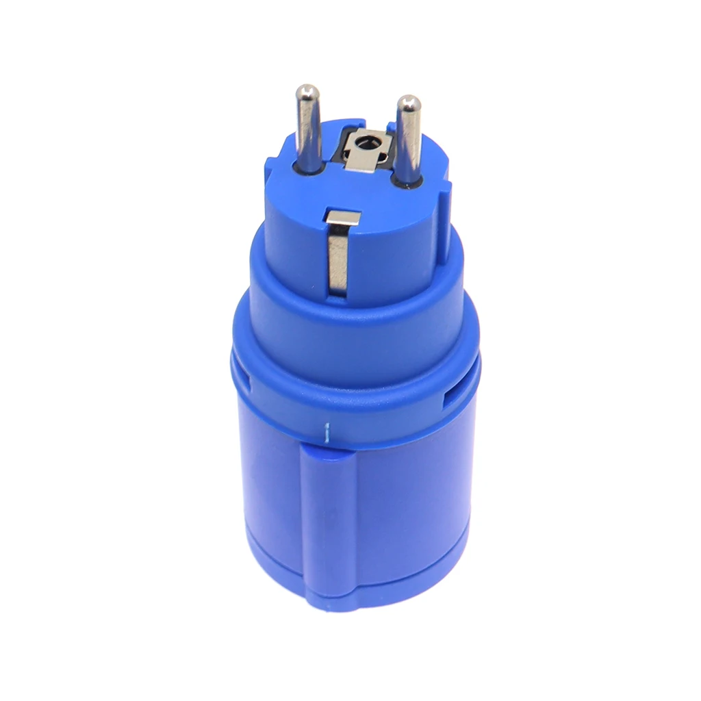 16A RV Plug Adapter IP44 IEC309 316P6 to Schuko CEE7/3 Power Cord Generator Cable Adapter for RV Camper Travel Trailer Marine