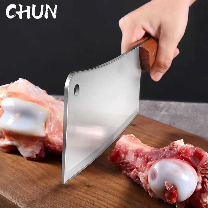 Meat Cleaver, Heavy Butcher Knife Big Bone Chopping Knives Stainless Steel  Kitchen Knife 4Cr14mov Bone Cutting Knives Pig Bone Sheep Bone Chopper