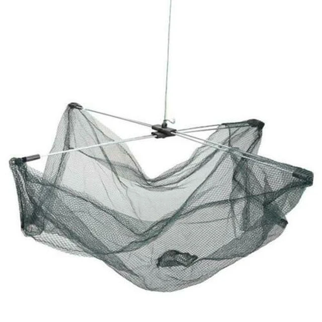 60*60cm Fishing Net Folded Portable Square Fishing Net Casting Nets  Crayfish Shrimp Catcher Tank