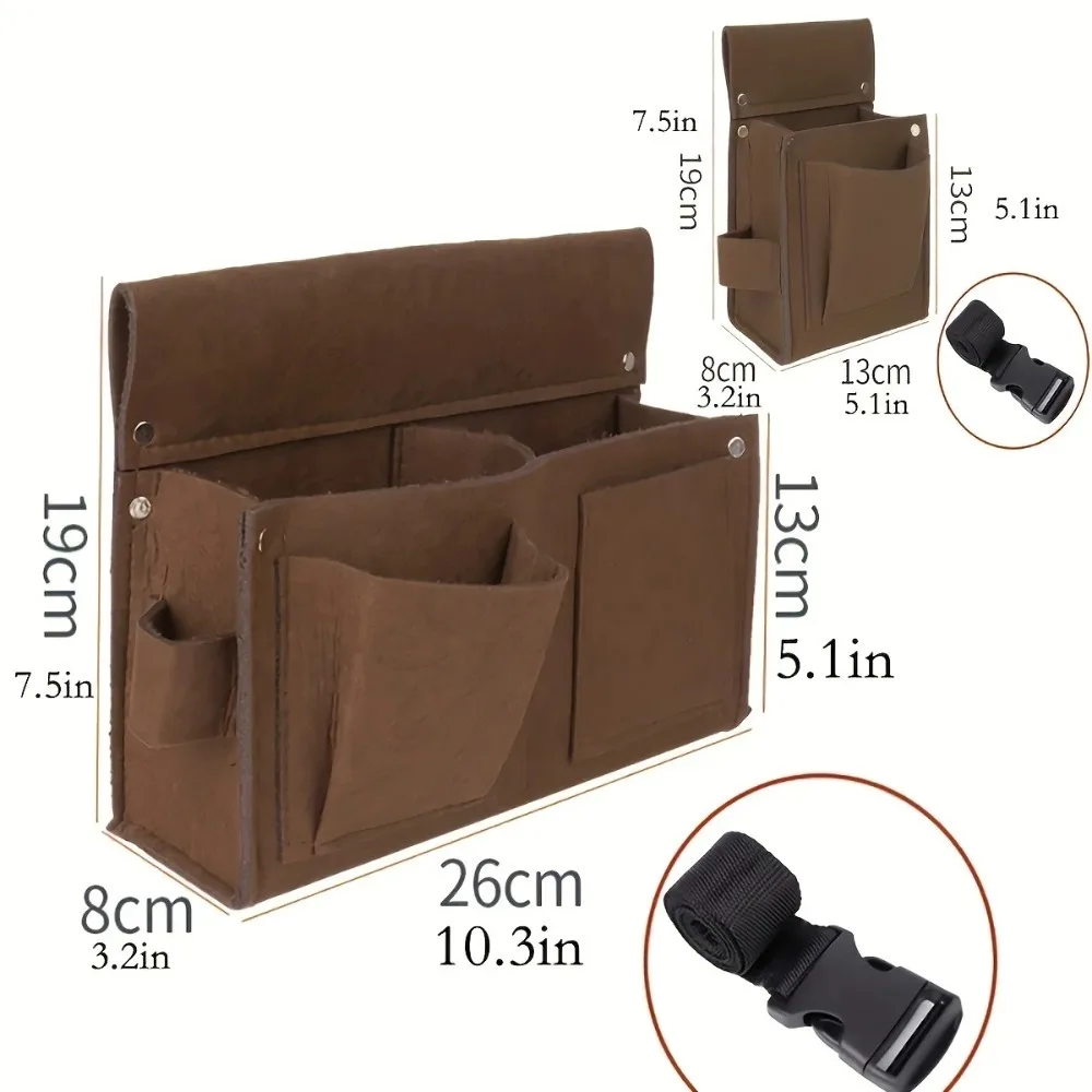 Heavy-Duty Wear-Resistant Polyester Carpenter's Tool Bag with Large Capacity