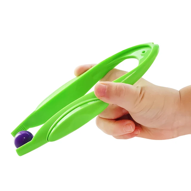 4pcs High Quality Durable Plastic Clip Tweezers Fine Motor for Kids Toddler  Learning Toys for Kids Plant Insect Study Tools Set