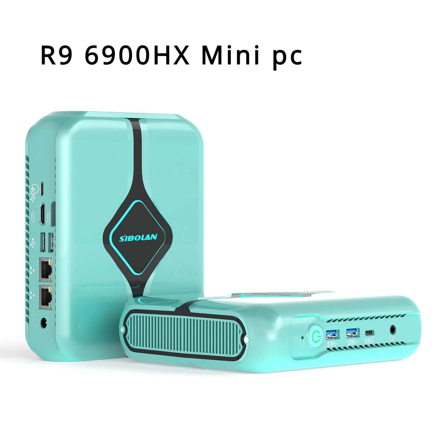 

SZBOX S69 Ryzen 9 6900HX Мини ПК Windows 11 Pro DDR5 5600 МГц PCIe4.0 Nvme SSD WIFI6 BT5.2 2*2,5G LAN Настольный игровой компьютер