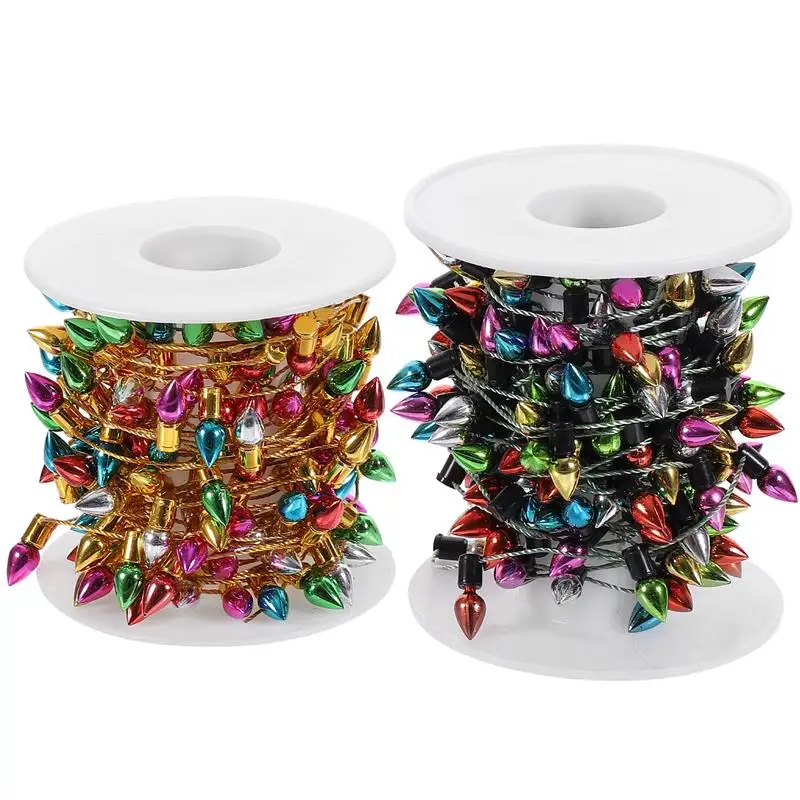 thumbnail image 1 of rollos de 5 m de mini luces navideñas de colores, cadena de luces falsas, decoración para casa de muñecas, artesanía en miniatura, accesorio para muebles de imitación, 1 of 4