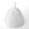 Anti Heat Sauna Hat Thicken Wool Felt Shower Cap Hair Turban Quickly Towel Drying Towel Hats Sauna Bathroom Accessories 3