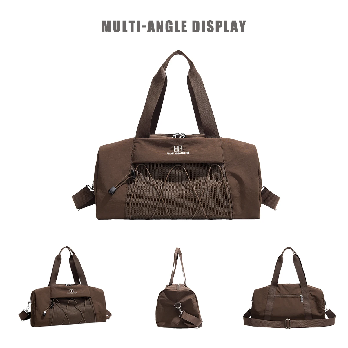 New Large-Capacity and Good-Looking Fitness Bag, Sports Yoga Handbag, Outdoor Oxford Cloth Shoulder Crossbody Bag